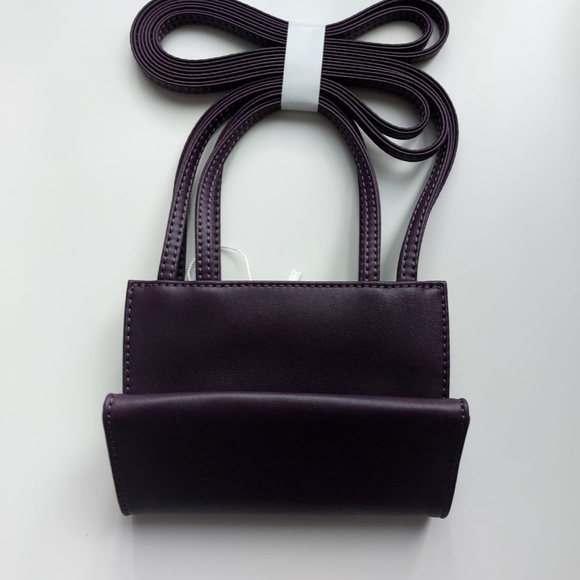 TELFAR SMALL EGGPLANT SHOPPING BAG - Picture 4 of 9